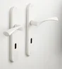 2 poignées de porte Anais entrée de clé CHAINEY, acier entraxe 195 mm Voir les détails du produit
