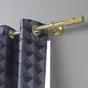 Tringle à rideau Chic doré mat, diam. 28 cm 200 cm INSPIRE