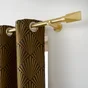 Tringle à rideau Chic doré mat, diam. 28 cm 150 cm INSPIRE
