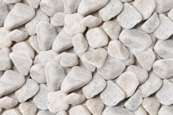 Galets marbre blanc 25/40mm, 15 kg