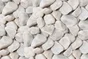 Galets marbre blanc 25/40mm, 15 kg