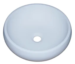 Vasque à poser résine de synthèse Diam.38 cm blanc Moon 36