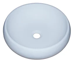 Vasque à poser résine de synthèse Diam.40 cm blanc Moon 40