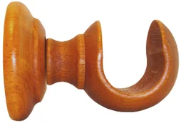 Support tringle à rideau, 35 mm merisier verni INSPIRE