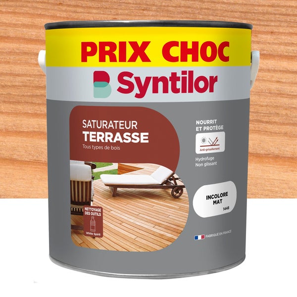 Saturateur Terrasse prix choc SYNTILOR, incolore, mat 5 l