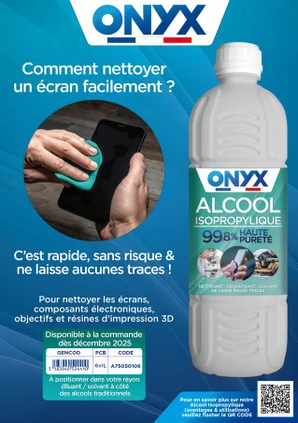 Alcool isopropylique IPA 1l, ONYX