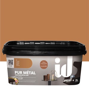 Peinture a effet, Pur metal ID, cuivre, 2 l