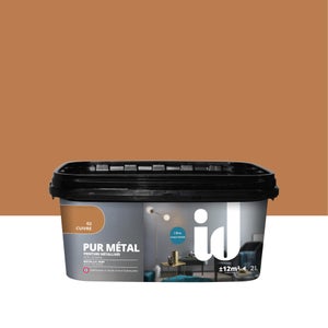 Peinture a effet, Pur metal ID, cuivre, 2 l