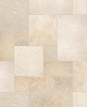 Travertin Sol/Mur Effet Pierre Beige Opus Rustique Multiformat 0.75 m2