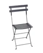 Chaise de jardin FERMOB Bistro en acier noir