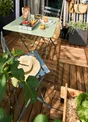 Chaise de jardin FERMOB Bistro en acier noir