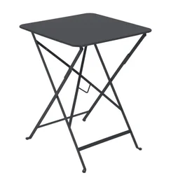 Table de jardin FERMOB Bistro carré noir 2 personnes