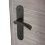 Lot de 2 poignées de porte Azur sans trou, CHRISLIGNE, aluminium entraxe 165 mm