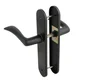 Lot de 2 poignées de porte Azur sans trou, CHRISLIGNE, aluminium entraxe 165 mm