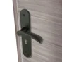Lot de 2 poignées de porte Azur entrée de clé CHRISLIGNE, aluminium entraxe 165 mm