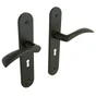 Lot de 2 poignées de porte Azur entrée de clé CHRISLIGNE, aluminium entraxe 165 mm