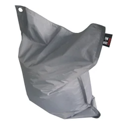 Coussin déperlant maxi bigbag gris anthracite l. 140 x H. 180 cm