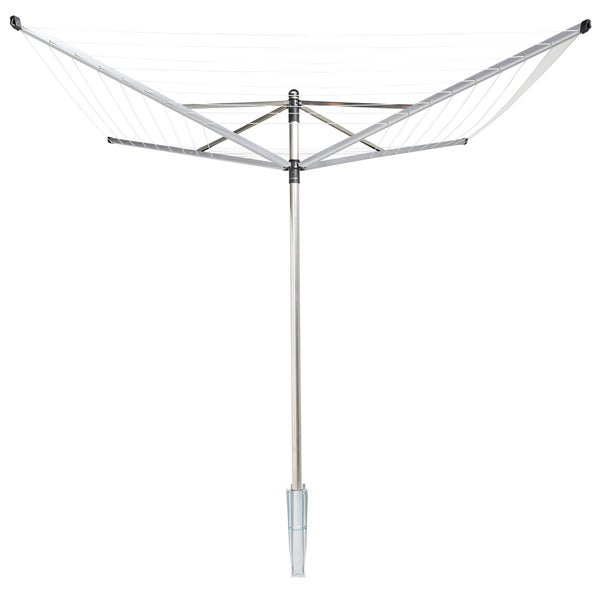 Séchoir parapluie BRABANTIA Liftomatic + ancre métal, L.50 m