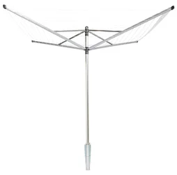 Séchoir parapluie BRABANTIA Liftomatic + ancre métal, L.50 m