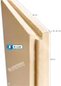 Panneau polystyrene extrude R=2,4 Ep.8cm 250x60cm, Murs  Sols, SOPREMA®