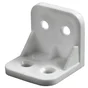 Equerre plastique blanc HETTICH, L.30 mm x l.30 mm x H.3 cm