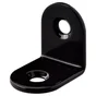 Lot de 10 équerres de chaise acier noir HETTICH, L.10 mm x l.1.5 mm x H.2 cm