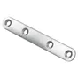 Lot de 12 pattes d'assemblage acier zingue HETTICH L. 100 mm