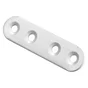 Lot de 12 pattes d'assemblage acier blanc HETTICH L. 60 mm