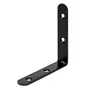 Equerre de chaise acier noir HETTICH, L.100 mm x l.20 mm x H.10 cm