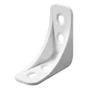 Equerre plastique blanc HETTICH, L.40 mm x l.16 mm x H.4 cm