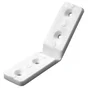 Raccord d'angle plastique blanc HETTICH, 90 - 270, L.90 mm x l.4 mm x H.2 cm