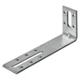 Equerre de reglage acier zingue HETTICH, L.140 mm x l.55 mm x H.3 cm