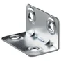 Equerre haute acier zingue HETTICH, L.37 mm x l.20 mm x H.2 cm