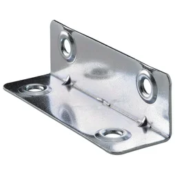 Equerre haute acier zingue HETTICH, L.67 mm x l.20 mm x H.2 cm