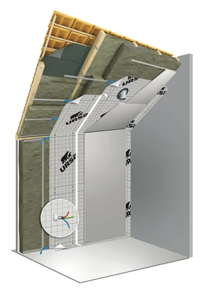 Rouleau laine de verre URSA SERENITY 35 kraft, comble Ep.200mm, 3.2x1.2m, R=5.70