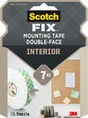 Ruban adhésif double face, SCOTCH, 19 mm x 5 m