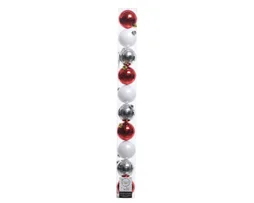 Boules de Noël incassables d'un diamètre de 6cm avec coloris argent et or