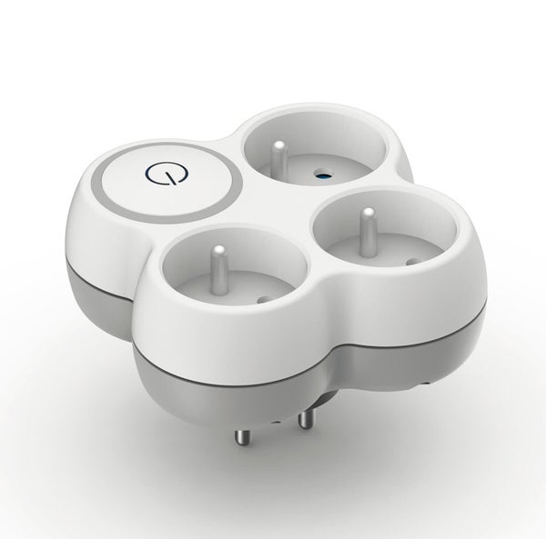 Multiprise sans câble, 3 prises blanc ZENITECH