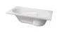 Baignoire rectangulaire, L.140x l.70 cm blanc, SENSEA Access confort