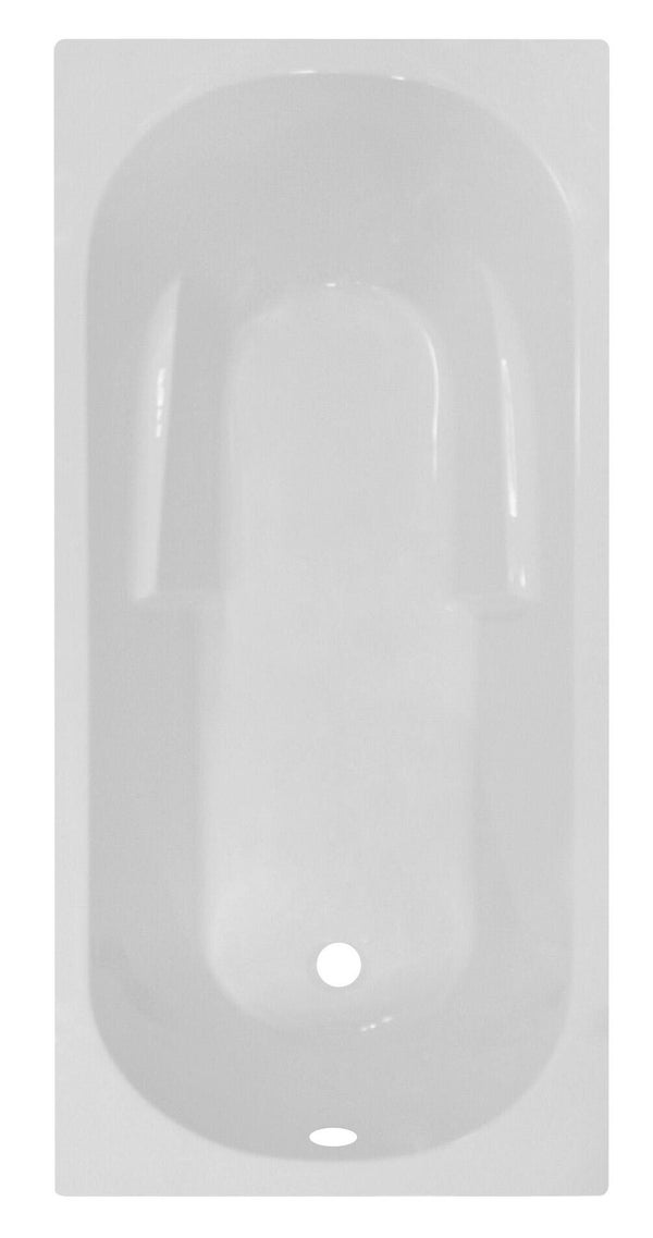 Baignoire rectangulaire, L.150x l.70 cm blanc, SENSEA Access confort