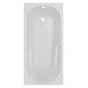 Baignoire rectangulaire, L.160x l.70 cm blanc, SENSEA Access confort