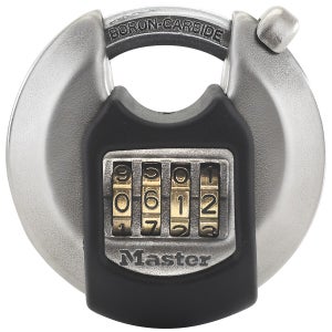 Cadenas à combinaison en inox,MASTER LOCK, l.70 mm