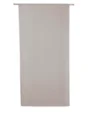 Vitrage tamisant Leo gris poivre l. 80 x H. 160 cm