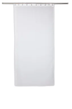 Vitrage tamisant Cleo blanc l. 80 x H. 160 cm