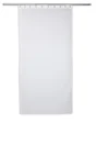 Vitrage tamisant Cleo blanc l. 80 x H. 160 cm