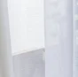Vitrage tamisant Cleo blanc l. 80 x H. 160 cm