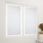 Vitrage tamisant Cleo blanc l. 90 x H. 210 cm