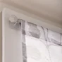 Vitrage tamisant Empreinte blanc l. 90 x H. 210 cm