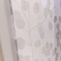 Vitrage tamisant Empreinte blanc l. 90 x H. 210 cm