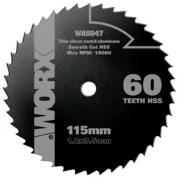 Lame de scie circulaire coupe multiusage WORX Wa5047